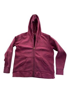 Carhartt Womens Hoodie Sweatshirt Size XL Red Full Zip FLAWS